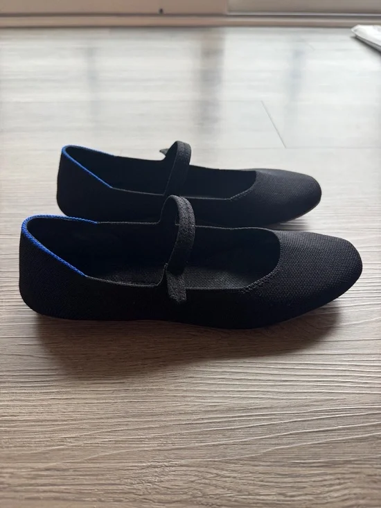 Rothy's The Square Mary Jane in Black - Picture 4 of 6